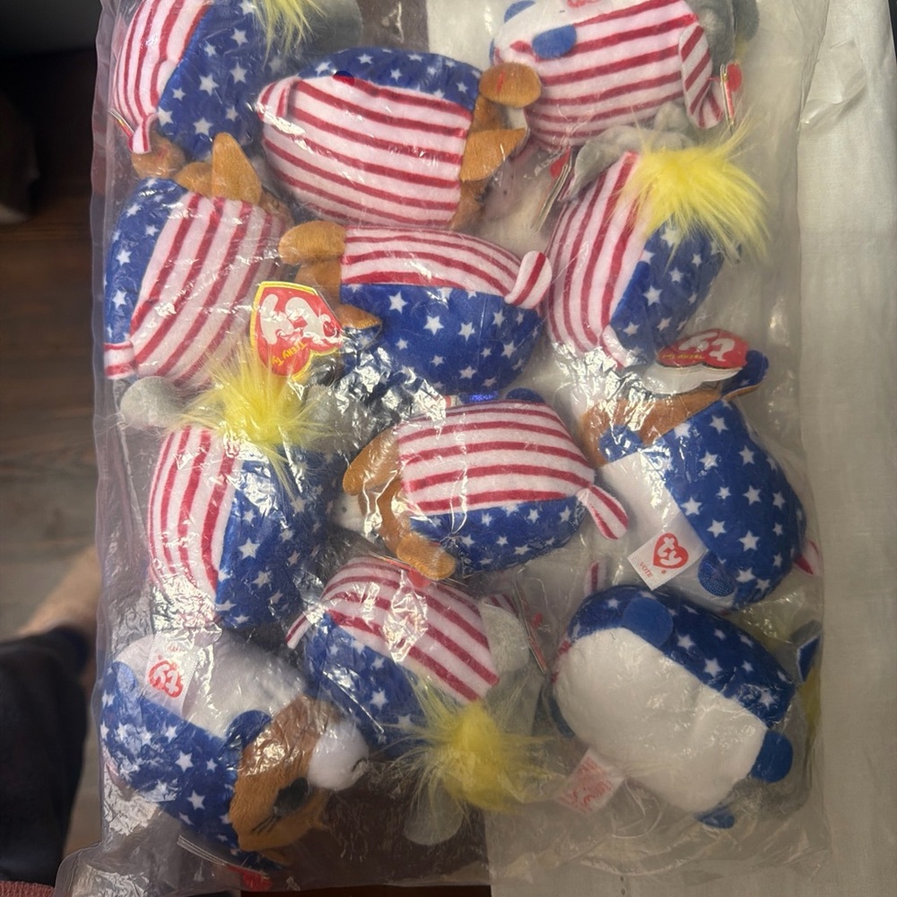 Ty Plush 2016 Trump and Hilary presidential election historical collectors